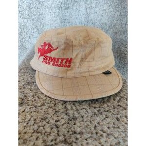 Peter Grimm Plaid Cadet Hat Lined Cap Adjustable Strapback‎ Brown/Tan Pro Rodeo